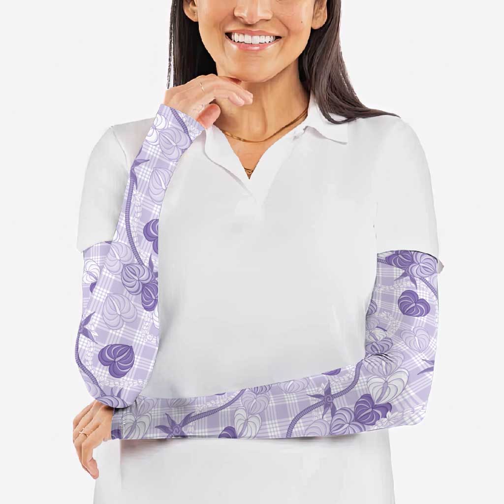 Anthurium Pikake Ti Leaf Palaka Arm Sleeves Purple Version