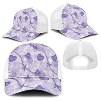 Anthurium Pikake Ti Leaf Palaka Baseball Net Cap Purple Version