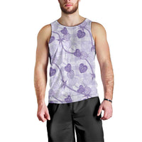 Anthurium Pikake Ti Leaf Palaka Men Tank Top Purple Version