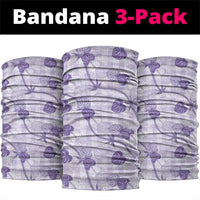 Anthurium Pikake Ti Leaf Palaka Neck Gaiter Purple Version