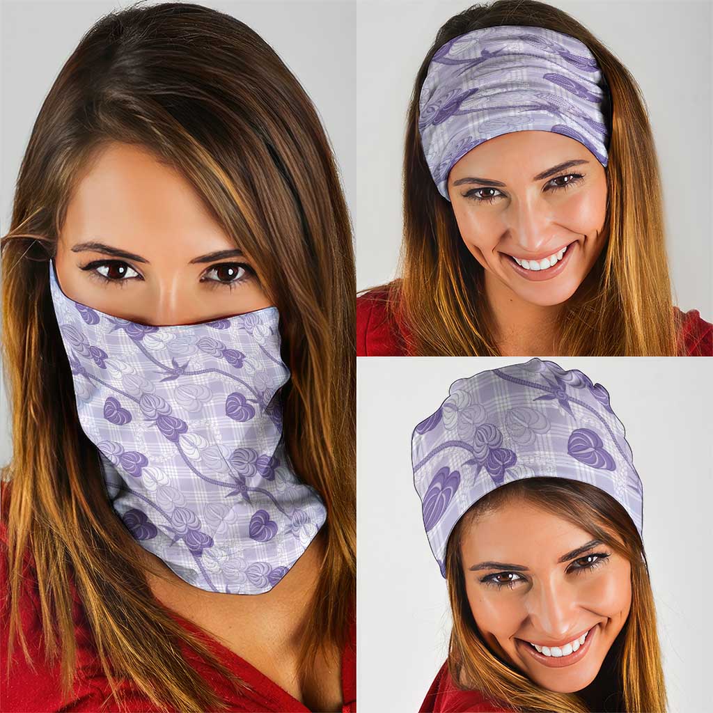 Anthurium Pikake Ti Leaf Palaka Neck Gaiter Purple Version