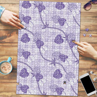Anthurium Pikake Ti Leaf Palaka Puzzle Purple Version