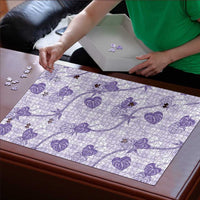 Anthurium Pikake Ti Leaf Palaka Puzzle Purple Version