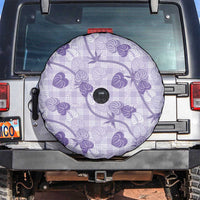 Anthurium Pikake Ti Leaf Palaka Spare Tire Cover Purple Version