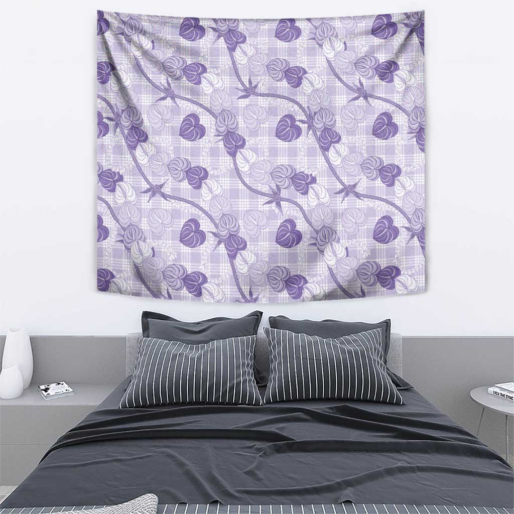 Anthurium Pikake Ti Leaf Palaka Tapestry Purple Version