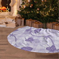 Anthurium Pikake Ti Leaf Palaka Tree Skirt Purple Version LT01 - Polynesian Pride