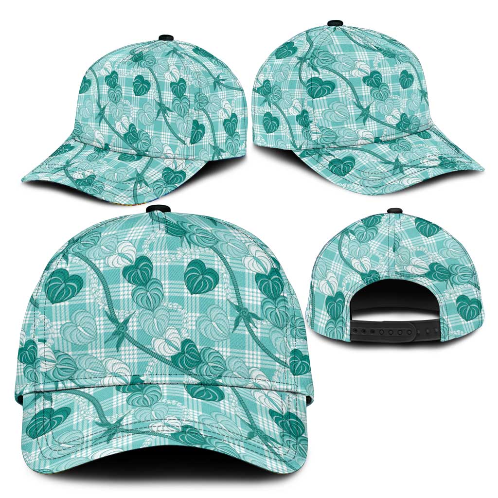Anthurium Pikake Ti Leaf Palaka Classic Cap Turquoise Version