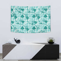 Anthurium Pikake Ti Leaf Palaka Tapestry Turquoise Version
