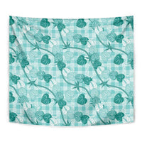 Anthurium Pikake Ti Leaf Palaka Tapestry Turquoise Version