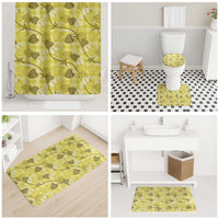 Anthurium Pikake Ti Leaf Palaka Bathroom Set Yellow Version
