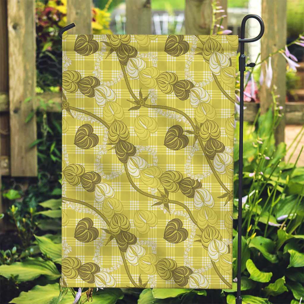 Anthurium Pikake Ti Leaf Palaka Garden Flag Yellow Version