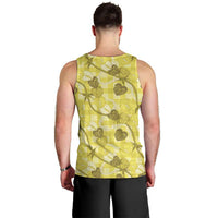 Anthurium Pikake Ti Leaf Palaka Men Tank Top Yellow Version