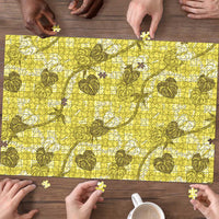Anthurium Pikake Ti Leaf Palaka Puzzle Yellow Version