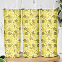 Anthurium Pikake Ti Leaf Palaka Skinny Tumbler Yellow Version