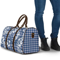 Hibiscus Pakala Cobalt Blue Royal Travel Bag Tropical Floral Stylized - Polynesian Pride