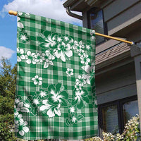 Hibiscus Pakala Emerald Green Garden Flag Tropical Floral Stylized LT01 - Polynesian Pride