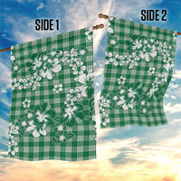Hibiscus Pakala Emerald Green Garden Flag Tropical Floral Stylized LT01 - Polynesian Pride