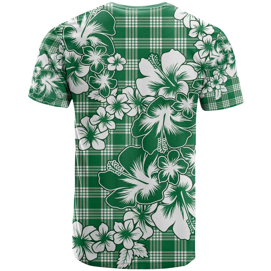 Hibiscus Pakala Emerald Green T Shirt Tropical Floral Stylized LT01 - Polynesian Pride