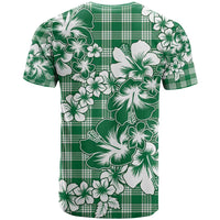 Hibiscus Pakala Emerald Green T Shirt Tropical Floral Stylized LT01 - Polynesian Pride
