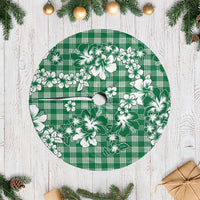 Hibiscus Pakala Emerald Green Tree Skirt Tropical Floral Stylized - Polynesian Pride