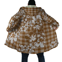 Hibiscus Pakala Bronze Brown Cloak Tropical Floral Stylized - Polynesian Pride