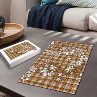 Hibiscus Pakala Bronze Brown Puzzle Tropical Floral Stylized LT01 - Polynesian Pride