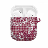 Hibiscus Pakala Royal Magenta AirPods Case Tropical Floral Stylized - Polynesian Pride
