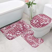 Hibiscus Pakala Royal Magenta Bathroom Set Tropical Floral Stylized LT01 - Polynesian Pride