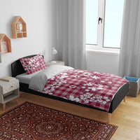 Hibiscus Pakala Royal Magenta Bedding Set Tropical Floral Stylized - Polynesian Pride