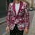 Hibiscus Pakala Royal Magenta Blazer Tropical Floral Stylized - Polynesian Pride