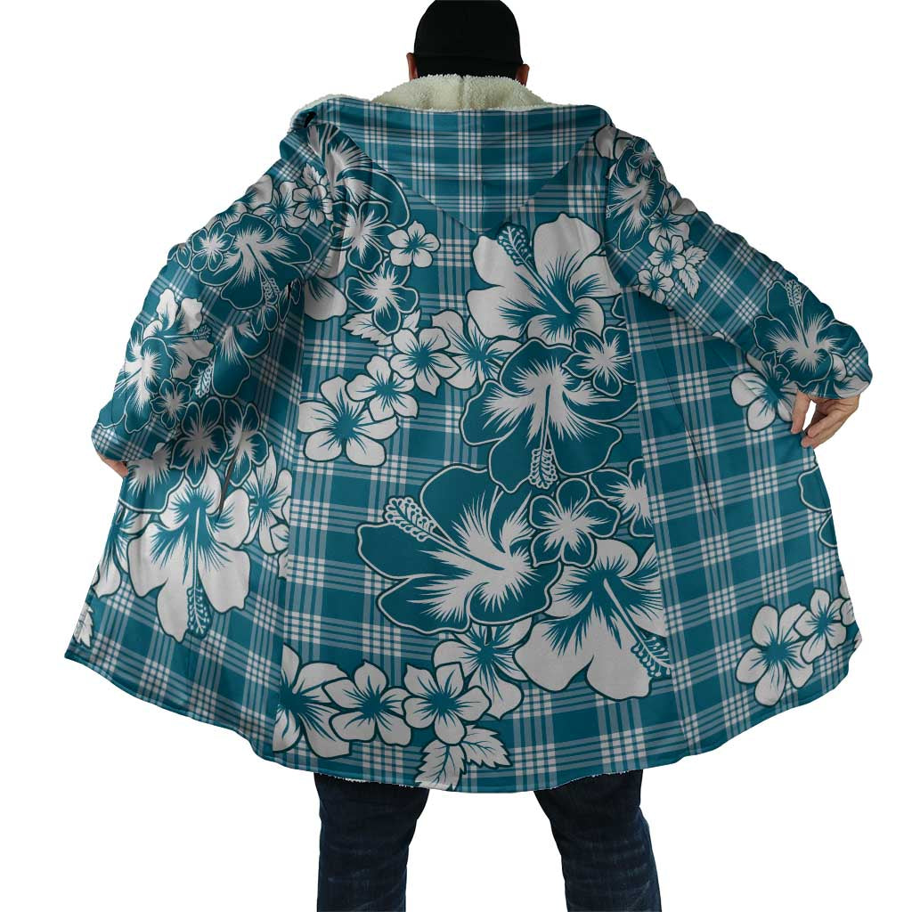 Hibiscus Pakala Ocean Depths Blue Cloak Tropical Floral Stylized LT01 - Polynesian Pride