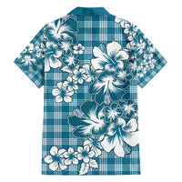 Hibiscus Pakala Ocean Depths Blue Hawaiian Shirt Tropical Floral Stylized LT01 - Polynesian Pride