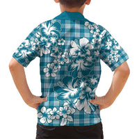 Hibiscus Pakala Ocean Depths Blue Hawaiian Shirt Tropical Floral Stylized LT01 - Polynesian Pride