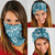 Hibiscus Pakala Ocean Depths Blue Neck Gaiter Tropical Floral Stylized - Polynesian Pride