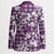 Hibiscus Pakala Sweetie Purple Blazer Tropical Floral Stylized - Polynesian Pride