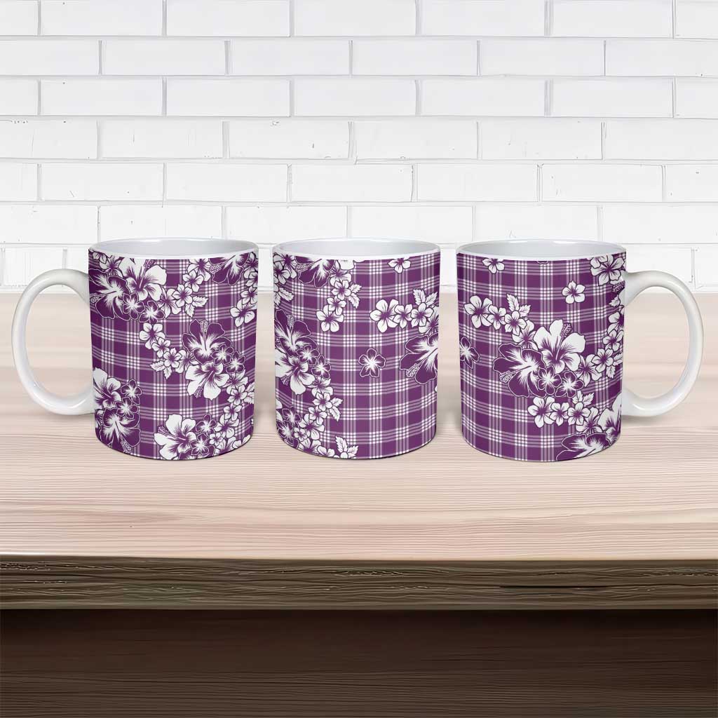 Hibiscus Pakala Sweetie Purple Ceramic Mug Tropical Floral Stylized LT01 - Polynesian Pride