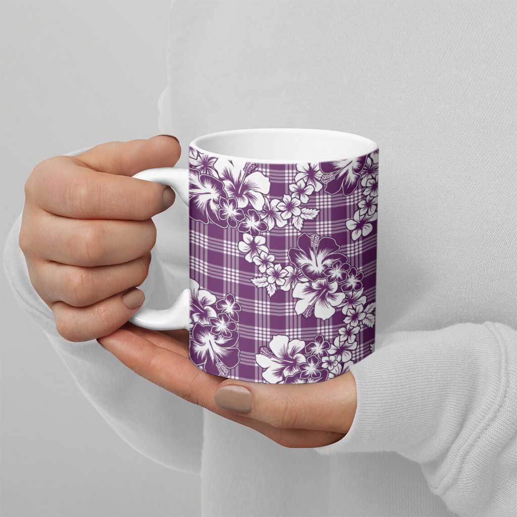 Hibiscus Pakala Sweetie Purple Ceramic Mug Tropical Floral Stylized LT01 - Polynesian Pride