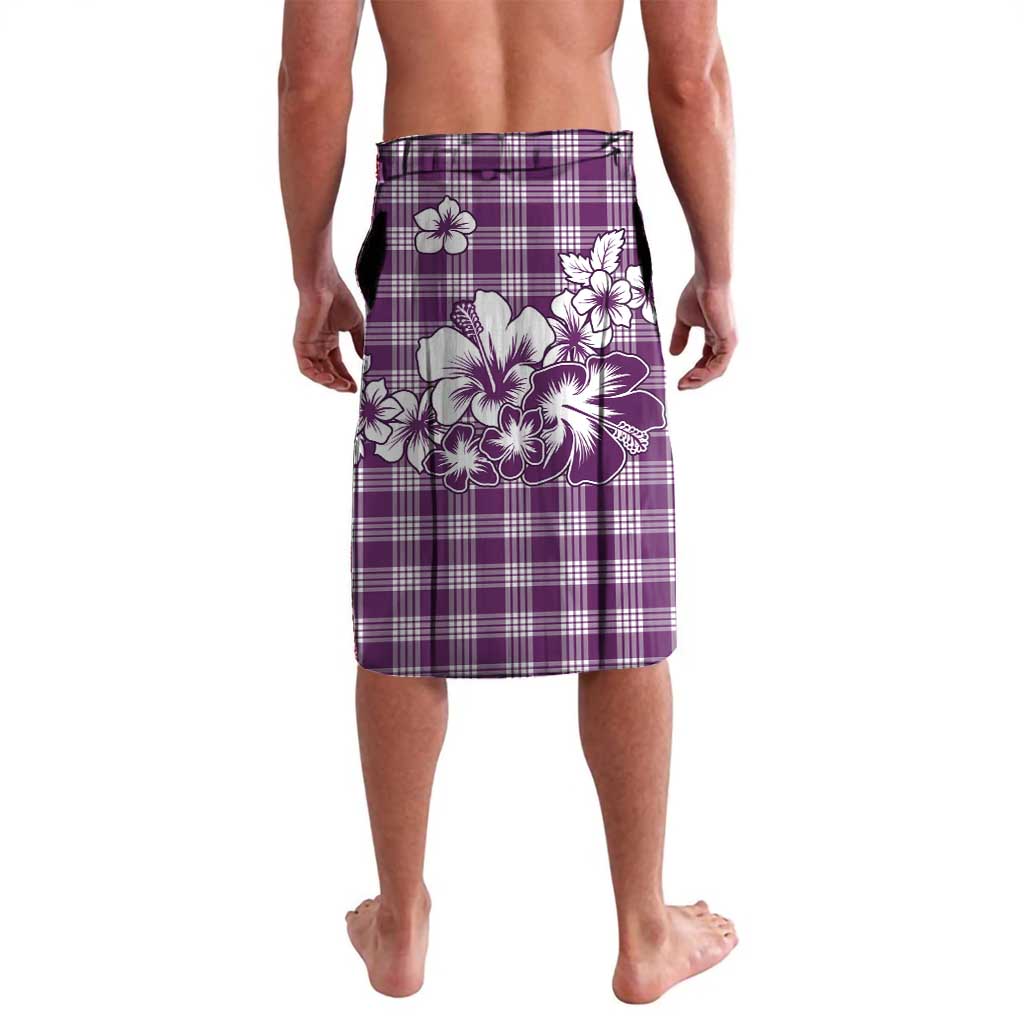 Hibiscus Pakala Sweetie Purple Lavalava Tropical Floral Stylized - Polynesian Pride