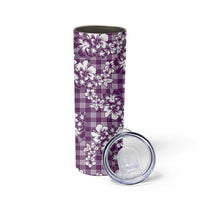 Hibiscus Pakala Sweetie Purple Skinny Tumbler Tropical Floral Stylized LT01 - Polynesian Pride
