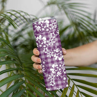 Hibiscus Pakala Sweetie Purple Skinny Tumbler Tropical Floral Stylized LT01 - Polynesian Pride