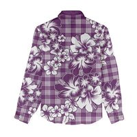Hibiscus Pakala Sweetie Purple Women Casual Shirt Tropical Floral Stylized LT01 - Polynesian Pride