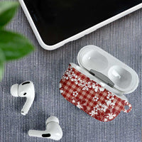 Hibiscus Pakala Fantasy Red AirPods Case Tropical Floral Stylized - Polynesian Pride