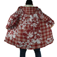Hibiscus Pakala Fantasy Red Cloak Tropical Floral Stylized - Polynesian Pride
