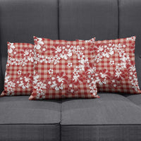 Hibiscus Pakala Fantasy Red Pillow Cover Tropical Floral Stylized LT01 - Polynesian Pride