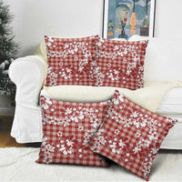 Hibiscus Pakala Fantasy Red Pillow Cover Tropical Floral Stylized LT01 - Polynesian Pride
