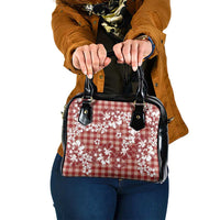 Hibiscus Pakala Fantasy Red Shoulder Handbag Tropical Floral Stylized - Polynesian Pride