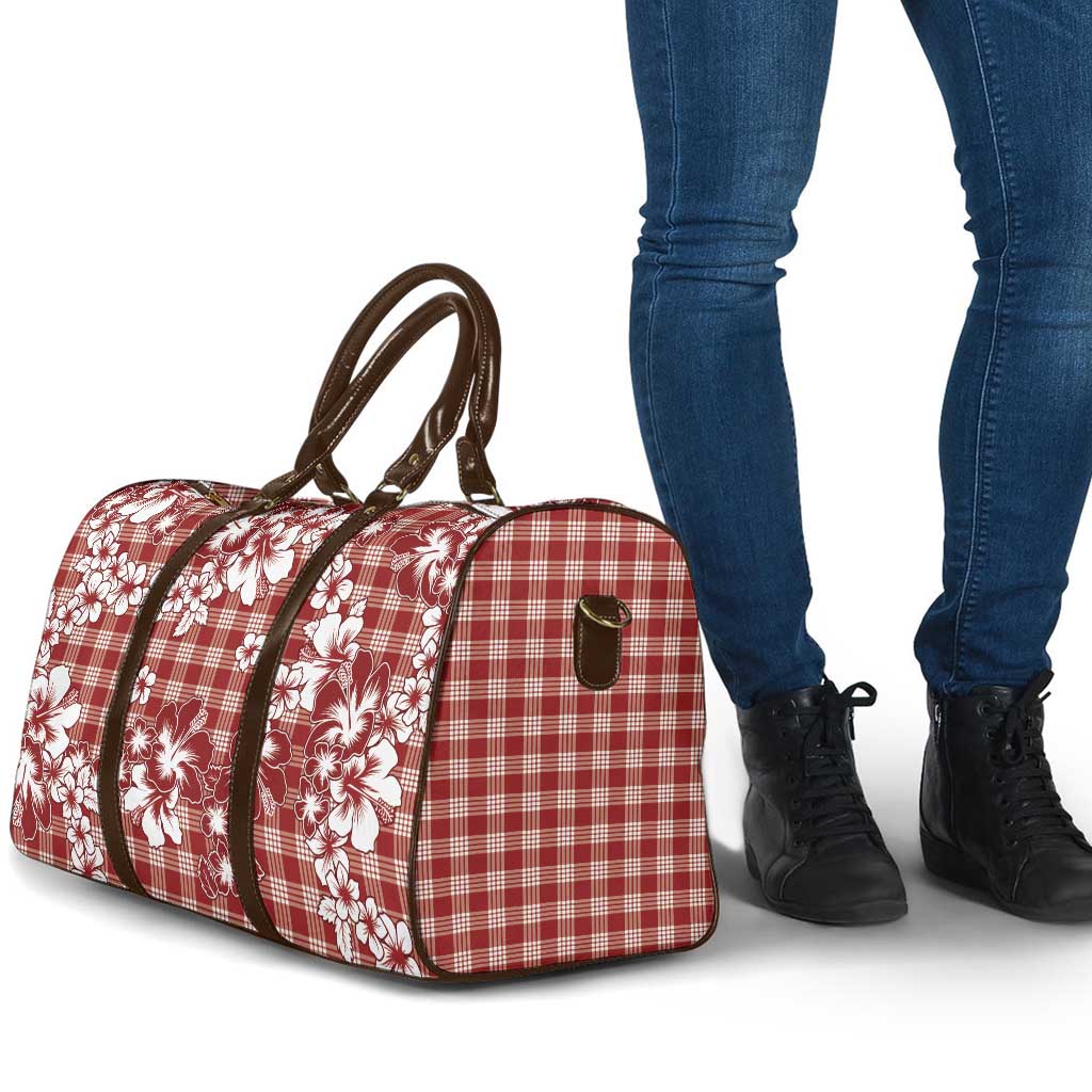Hibiscus Pakala Fantasy Red Travel Bag Tropical Floral Stylized - Polynesian Pride