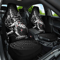 New Zealand Cricket Car Seat Cover Maori Kiwi Black Fern LT01 One Size Black - Polynesian Pride