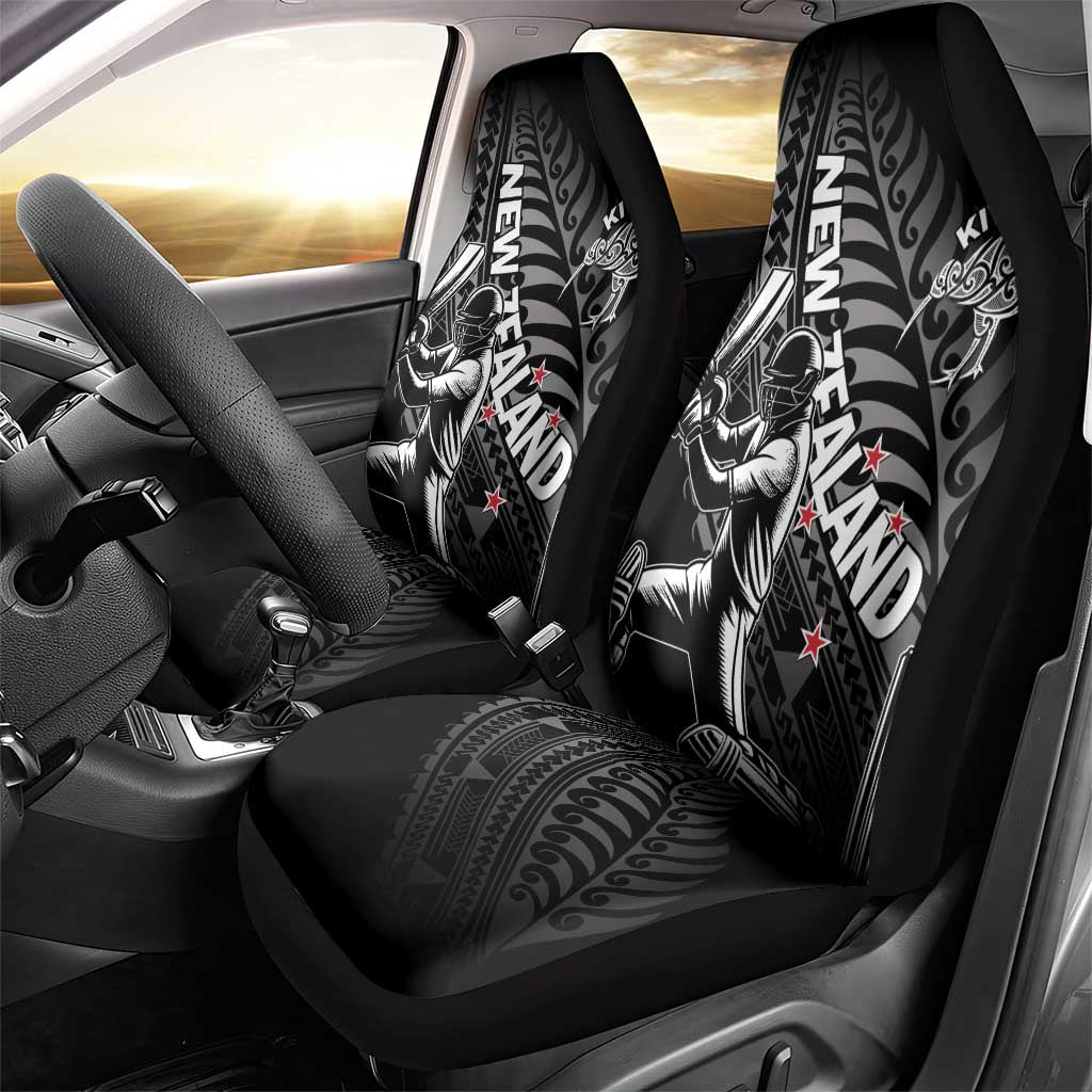 New Zealand Cricket Car Seat Cover Maori Kiwi Black Fern LT01 - Polynesian Pride