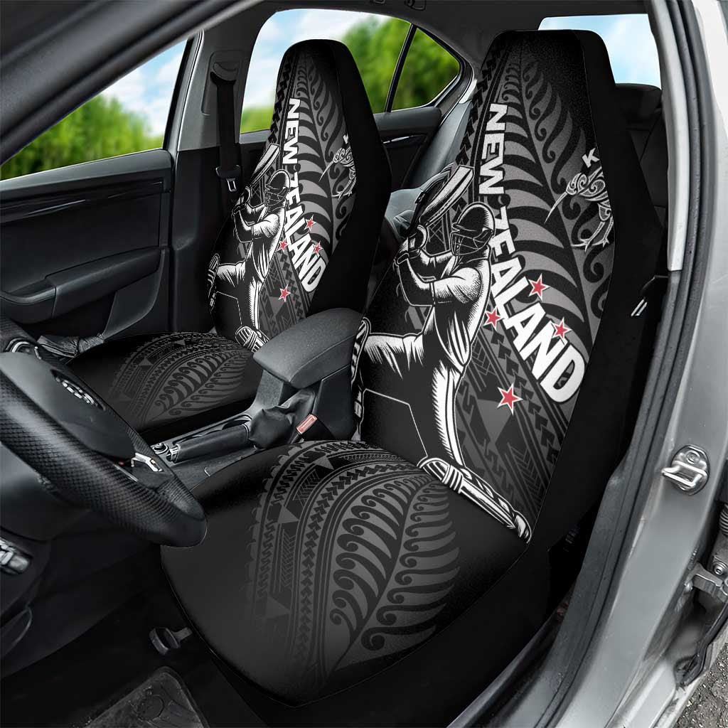 New Zealand Cricket Car Seat Cover Maori Kiwi Black Fern LT01 - Polynesian Pride